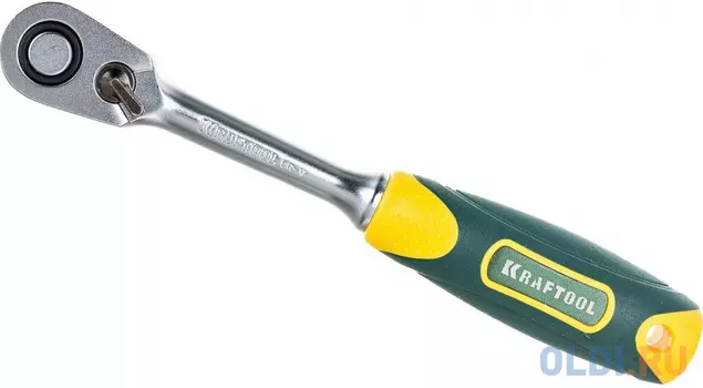 KRAFTOOL 1/4?, 60 зубцов, трещотка для торцовых головок, Pro (27794-1/4)