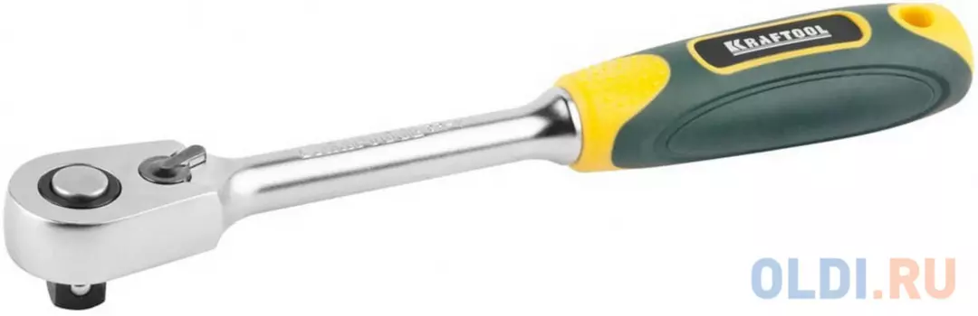 KRAFTOOL 3/8?, 60 зубцов, трещотка для торцовых головок, Pro (27794-3/8)