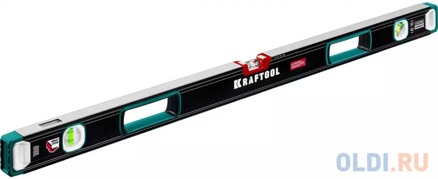 KRAFTOOL A-RATE CONTROL, 1000 мм, точность 0.3 мм/м, с инновационным зеркальным глазком, сверхпрочный уровень (34986-100)