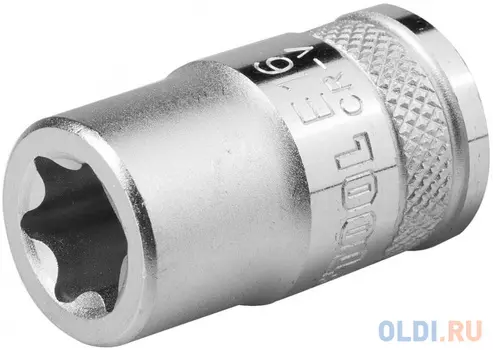 KRAFTOOL E-TORX, 1/2?, E18, торцовая головка (27810-18)