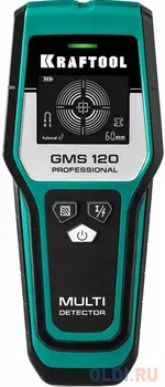KRAFTOOL GMS 120 ЖК дисплей, Универсальный детектор (45298)