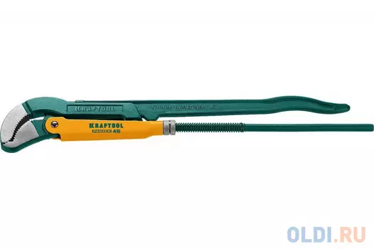 KRAFTOOL PANZER-45, №4, 3?, 670 мм, Трубный ключ с изогнутыми губками (2735-30)