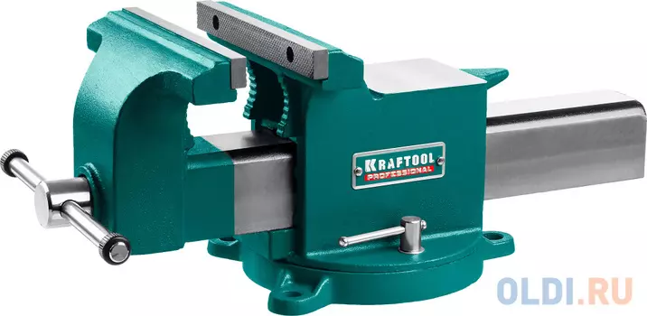 KRAFTOOL STEEL, 200 мм, Стальные слесарные тиски (32701-200)