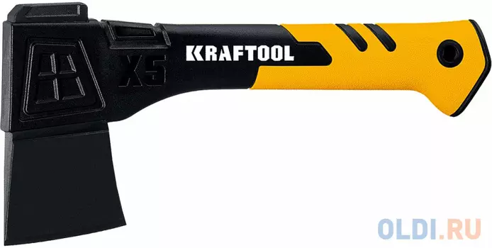 KRAFTOOL X5 440/620 г, в чехле, 230 мм, Универсальный топор (20660-05)