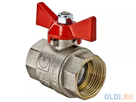 Кран шаровой BASE, рукоятка бабочка 3/4" вн.-вн. VALTEC VT.217.N.05