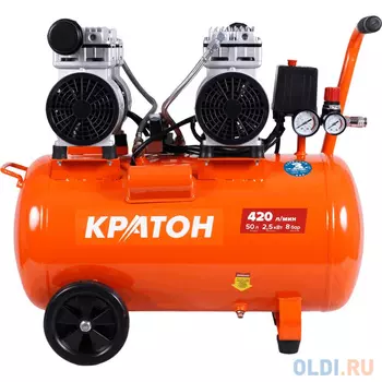 Кратон Компрессор с прямой передачей безмасляный AC-420-50-OFHS 3 01 01 056