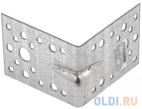 Крепежный уголок усиленный 2,0 мм, KUU 90x90x65 мм, Россия// Сибртех