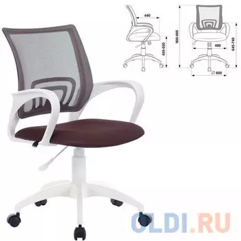 Кресло BRABIX "Fly MG-396W" коричневый