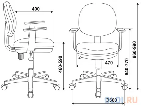 Кресло Buro Ch-W356AXSN 15-118 белый пластик ткань светло-зеленый 15-118