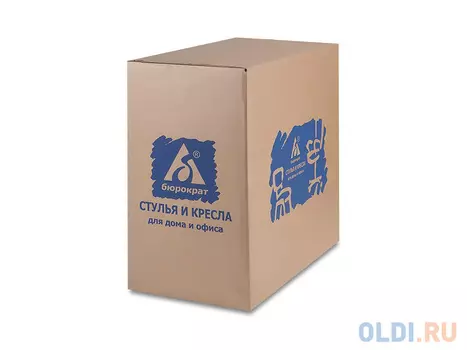 Кресло Buro KD-2/G/TW-10 синий серый пластик ручки