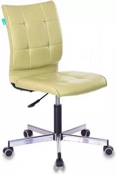 Кресло Бюрократ CH-330M/GREEN без подлокотников зеленый искусственная кожа, крестовина металл