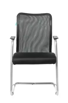 Кресло Бюрократ CH-599AV/TW-11 на полозьях черный TW-01 сиденье черный TW-11