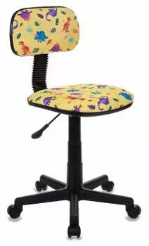Кресло детское Бюрократ CH-201NX/DINO-Y желтый динозаврики Dino-Y