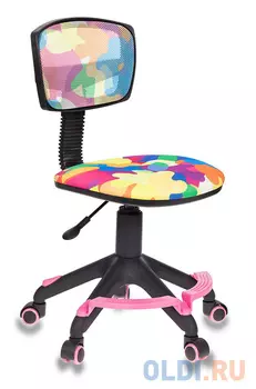 Кресло детское Бюрократ CH-299-F/ABSTRACT спинка сетка абстракция