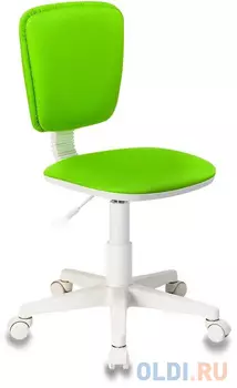 Кресло детское Бюрократ CH-W204NX/15-118 салатовый 15-118 (пластик белый)