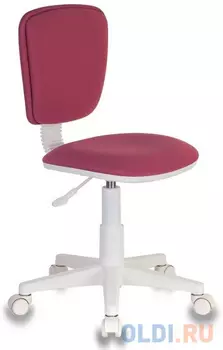 Кресло детское Бюрократ CH-W204NX/26-31 розовый 26-31 (пластик белый)