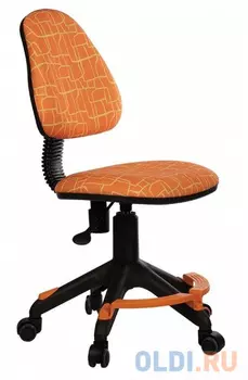 Кресло детское Бюрократ KD-4-F/GIRAFFE оранжевый