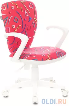 Кресло детское Бюрократ KD-W10AXSN малиновый