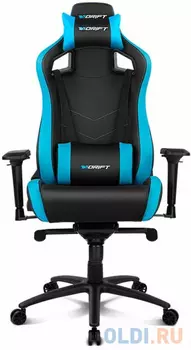 Кресло для геймеров Drift DR500 чёрный синий