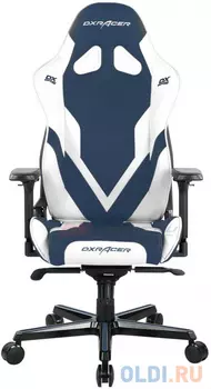 Кресло для геймеров DXRacer G8200 синий белый