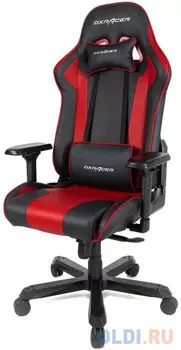 Кресло для геймеров DXRacer King чёрный красный