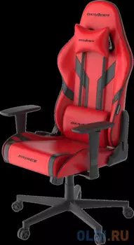 Кресло для геймеров DXRacer Peak красный чёрный