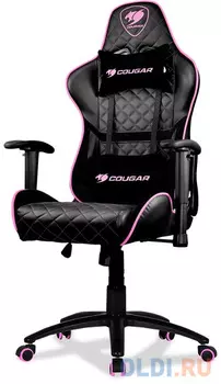 Кресло геймерское Cougar Armor One EVA black/pink (экокожа, регулируемый угол наклона, механизм качания)