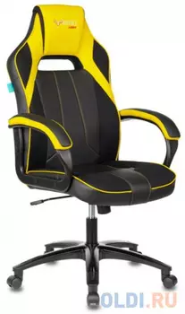 Кресло игровое Бюрократ VIKING 2 AERO YELLOW черный/желтый искусст.кожа/ткань