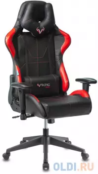 Кресло игровое Бюрократ VIKING 5 AERO RED черный/красный искусственная кожа
