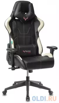 Кресло игровое Zombie VIKING 5 AERO WHITE черный/белый