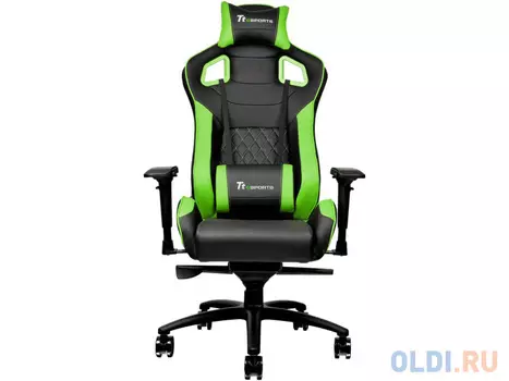 Кресло компьютерное игровое Thermaltake GTF 100 черно-зеленый GC-GTF-BGMFDL-01