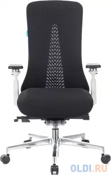 Кресло руководителя Бюрократ _MONE/BLACK черный крестовина алюминий