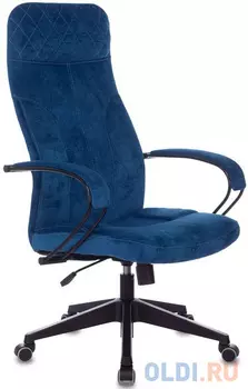 Кресло руководителя Бюрократ CH-608Fabric темно-синий