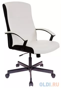 Кресло руководителя Бюрократ DOMINUS чёрный белый