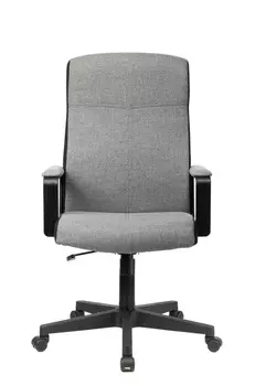 Кресло руководителя Бюрократ DOMINUS/#G серый 10-128