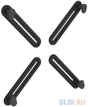 Кронштейн-адаптер для мониторов Arm Media LCD-M2 черный макс.7кг настольный поворот и наклон верт.перемещ.