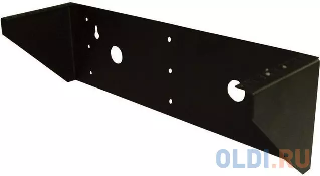 Кронштейн ЦМО телекоммуникационный КНО-В-2U-9005 настенный вертикальный 2U черный