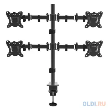 Кронштейн для мониторов Arm Media LCD-T14 Для 4-Х 15"-32", max 4х6 кг, настольный, 5 ст свободы, поворот 360°, высота штанги 400 мм, maxVESA100x100мм