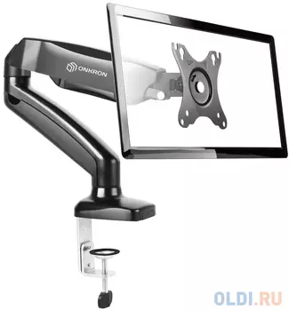Кронштейн для мониторов Onkron G80 черный 13"-32" макс.8кг настольный поворот и наклон верт.перемещ.