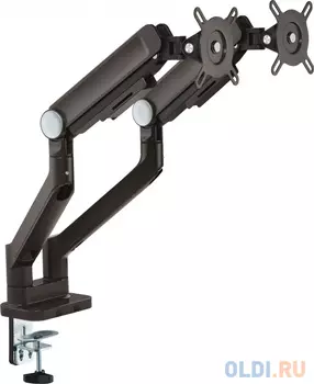 Кронштейн для мониторов Ultramounts UM733BR черный/коричневый 17"-32" макс.8кг крепление к столешнице поворот и наклон
