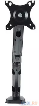 Кронштейн для мониторов ЖК Buro M1 черный 15"-32" макс.9кг крепление к столешнице поворот и наклон