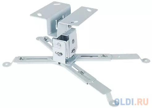 Кронштейн для проекторов VLK TRENTO-81w Белый, потолочный, max 15 кг, 3 ст свободы, наклон 15°, поворот на 15° от потолка 128 мм