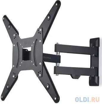 Кронштейн для телевизора Hama 00220824 черный 37"-90" макс.25кг настенный поворот и наклон