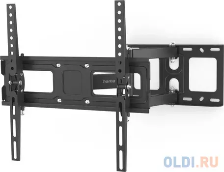 Кронштейн для телевизора Hama 00220829 черный 32"-65" макс.35кг настенный поворотно-выдвижной и наклонный