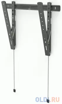 Кронштейн для телевизора Hama Ultraslim черный 37"-90" макс.80кг настенный наклон