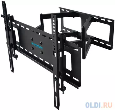 Кронштейн для телевизора Kromax ATLANTIS-80 черный 32"-75" макс.50кг настенный поворотно-выдвижной и наклонный