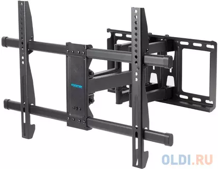Кронштейн для телевизора Kromax GALACTIC-57 черный 32"-75" макс.60кг настенный поворотно-выдвижной и наклонный