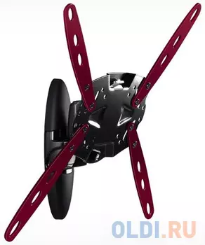 Кронштейн Holder LCDS-5026 черный для ЖК ТВ 26-47" настенный от стены 110мм наклон +15°/-25° поворот 90° до 50кг