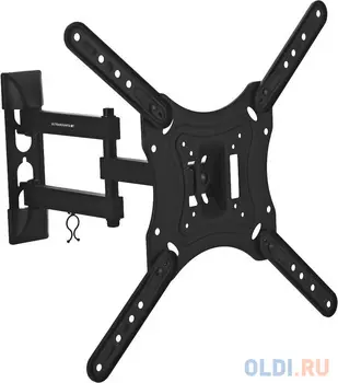 Кронштейн Ultramounts UM870 черный 23"-55" настенный от стены 88-398мм VESA 400x400 до 30кг