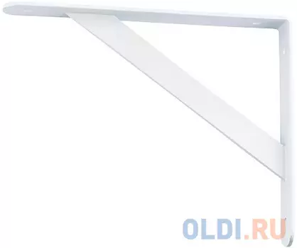 Кронштейн усиленный 250х200х30х4 мм, белый// Сибртех